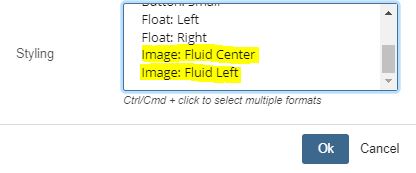 Fluid Custom Format